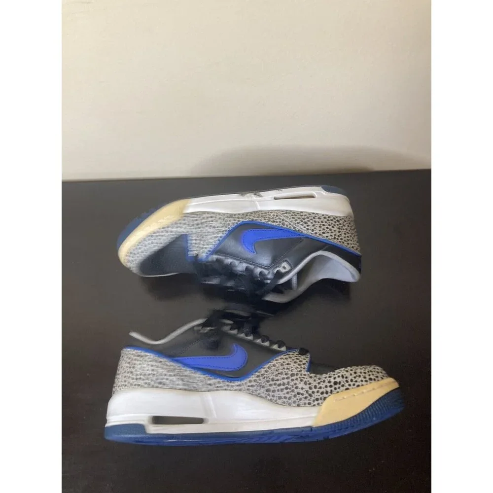 Nike Sz US 9 Air Assault Black Varsity Royal Cement Shoe 2007 - Picture 5 of 11